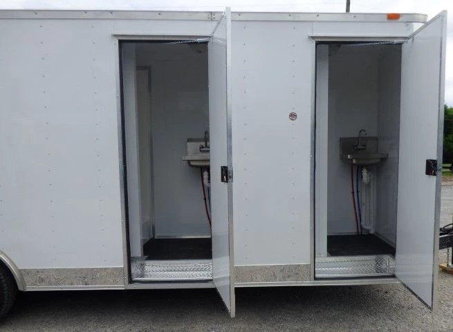 Concession Trailer 8.5 X 24 White Shower Trailer 49 Concession Trailer 8.5 X 24 White Shower Trailer - Image 49