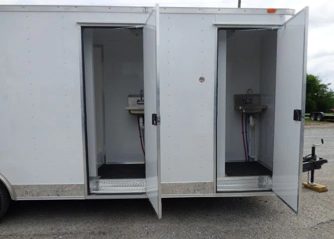 Concession Trailer 8.5 X 24 White Shower Trailer 56 Concession Trailer 8.5 X 24 White Shower Trailer - Image 56