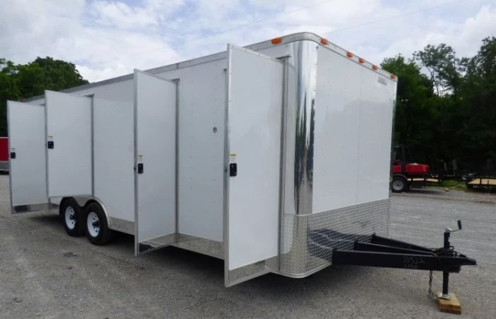 Concession Trailer 8.5 X 24 White Shower Trailer 46 Concession Trailer 8.5 X 24 White Shower Trailer - Image 46