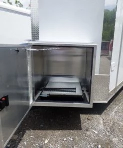 8.5' x 20' White Event Catering Concession Food Trailer -Cheap Concession Trailers Shop p1150338 small