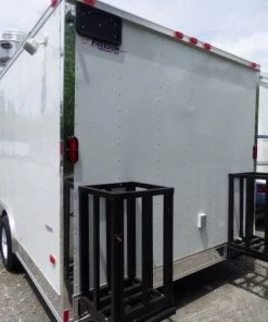 8.5' x 20' White Event Catering Concession Food Trailer -Cheap Concession Trailers Shop p1150343 small