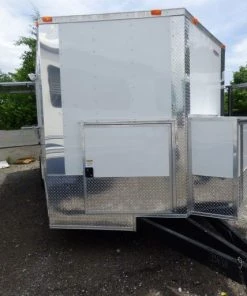 8.5' x 20' White Event Catering Concession Food Trailer -Cheap Concession Trailers Shop p1150349 small
