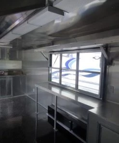 8.5' x 20' White Event Catering Concession Food Trailer -Cheap Concession Trailers Shop p1150362 small