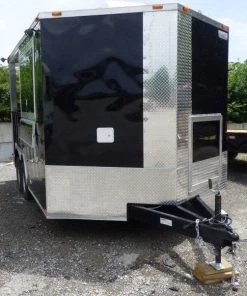 8.5' x 14' Black Concession Food Trailer Catering Event 45 8.5' x 14' Black Concession Food Trailer Catering Event -Cheap Concession Trailers Shop p1150381