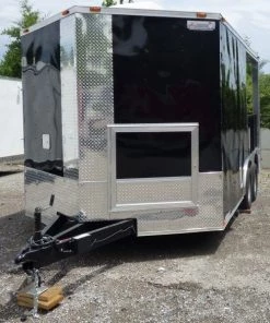 8.5' x 14' Black Concession Food Trailer Catering Event 64 8.5' x 14' Black Concession Food Trailer Catering Event -Cheap Concession Trailers Shop p1150383