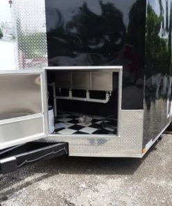 8.5' x 14' Black Concession Food Trailer Catering Event 67 8.5' x 14' Black Concession Food Trailer Catering Event -Cheap Concession Trailers Shop p1150384