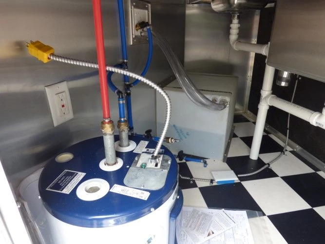 8.5' x 14' Black Concession Food Trailer Catering Event 20 8.5' x 14' Black Concession Food Trailer Catering Event - Image 20