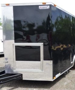 8.5' x 14' Black Concession Food Trailer Catering Event 61 8.5' x 14' Black Concession Food Trailer Catering Event -Cheap Concession Trailers Shop p1150387
