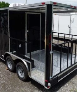 8.5' x 14' Black Concession Food Trailer Catering Event 41 8.5' x 14' Black Concession Food Trailer Catering Event -Cheap Concession Trailers Shop p1150389