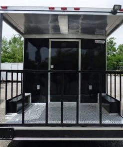 8.5' x 14' Black Concession Food Trailer Catering Event 47 8.5' x 14' Black Concession Food Trailer Catering Event -Cheap Concession Trailers Shop p1150390