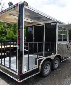 8.5' x 14' Black Concession Food Trailer Catering Event 40 8.5' x 14' Black Concession Food Trailer Catering Event -Cheap Concession Trailers Shop p1150392