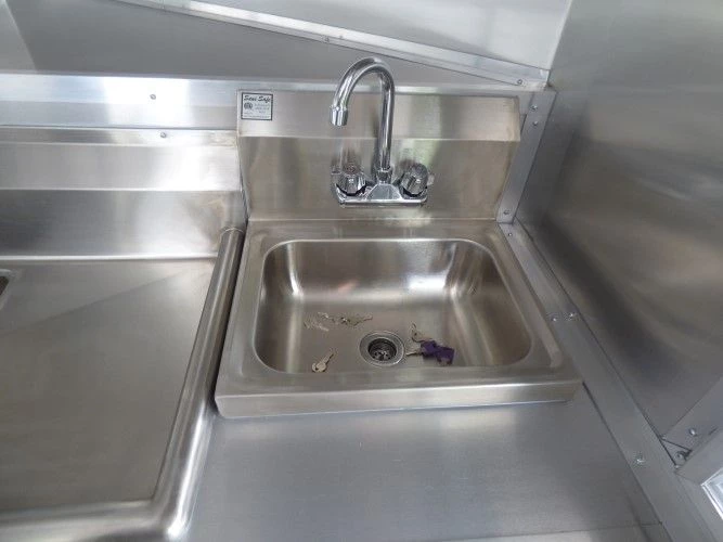 8.5' x 14' Black Concession Food Trailer Catering Event 19 8.5' x 14' Black Concession Food Trailer Catering Event - Image 19