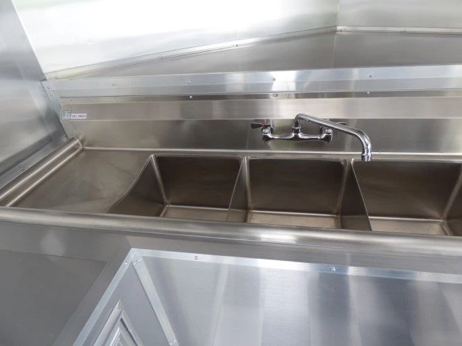 8.5' x 14' Black Concession Food Trailer Catering Event 16 8.5' x 14' Black Concession Food Trailer Catering Event - Image 16