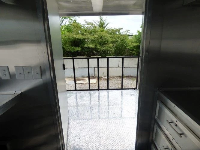 8.5' x 14' Black Concession Food Trailer Catering Event 35 8.5' x 14' Black Concession Food Trailer Catering Event - Image 35