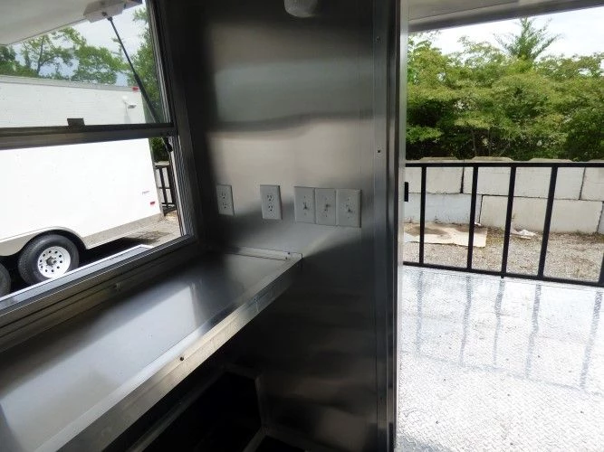 8.5' x 14' Black Concession Food Trailer Catering Event 36 8.5' x 14' Black Concession Food Trailer Catering Event - Image 36