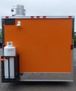 8.5' x 16' Orange Event Catering Concession Food Trailer -Cheap Concession Trailers Shop p1150580 small