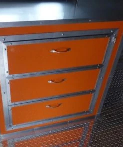 8.5' x 16' Orange Event Catering Concession Food Trailer -Cheap Concession Trailers Shop p1150588 small