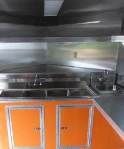8.5' x 16' Orange Event Catering Concession Food Trailer -Cheap Concession Trailers Shop p1150590 small