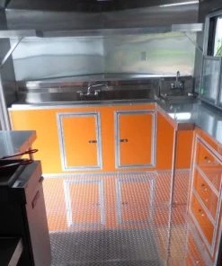 8.5' x 16' Orange Event Catering Concession Food Trailer -Cheap Concession Trailers Shop p1150602 small