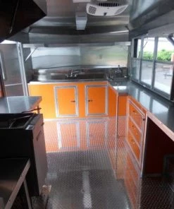 8.5' x 16' Orange Event Catering Concession Food Trailer -Cheap Concession Trailers Shop p1150603 small