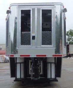 8.5' x 40' Gray Gooseneck Event Catering Concession Food Trailer -Cheap Concession Trailers Shop p1150622 small