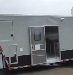 8.5' x 40' Grey Gooseneck Concession Food Trailer With Appliances -Cheap Concession Trailers Shop p1150635 small 1