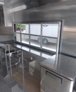 8.5' x 40' Grey Gooseneck Concession Food Trailer With Appliances -Cheap Concession Trailers Shop p1150644 small 1