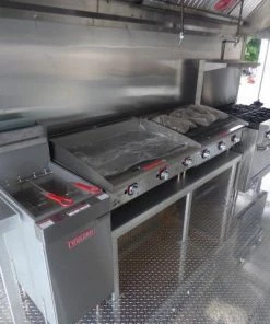 8.5' x 40' Gray Gooseneck Event Catering Concession Food Trailer -Cheap Concession Trailers Shop p1150645 small