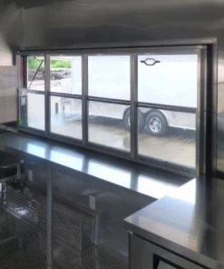 8.5' x 40' Gray Gooseneck Event Catering Concession Food Trailer -Cheap Concession Trailers Shop p1150661 small