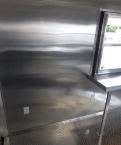 8.5' x 40' Gray Gooseneck Event Catering Concession Food Trailer -Cheap Concession Trailers Shop p1150663 small