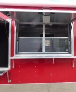 8.5' x 28' Concession Food Trailer Red Catering Event Trailer -Cheap Concession Trailers Shop p1150693