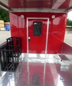 8.5' x 28' Concession Food Trailer Red Catering Event Trailer -Cheap Concession Trailers Shop p1150701