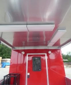 8.5' x 28' Concession Food Trailer Red Catering Event Trailer -Cheap Concession Trailers Shop p1150702