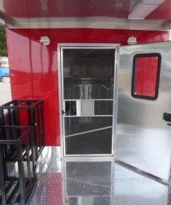 8.5' x 28' Concession Food Trailer Red Catering Event Trailer -Cheap Concession Trailers Shop p1150705