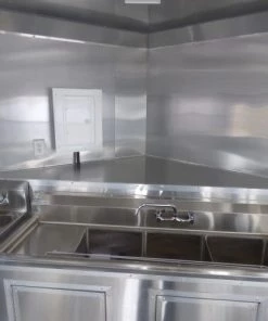 8.5' x 28' Concession Food Trailer Red Catering Event Trailer -Cheap Concession Trailers Shop p1150713