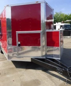 8.5' x 16' Concession Trailer Red Catering Event -Cheap Concession Trailers Shop p1150844