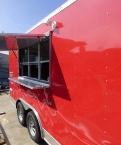8.5' x 16' Concession Trailer Red Catering Event -Cheap Concession Trailers Shop p1150845