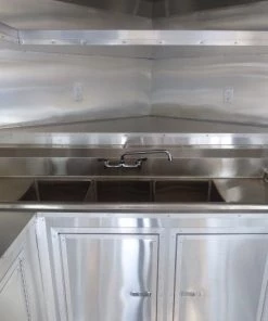 8.5' x 16' Concession Trailer Red Food With Appliances -Cheap Concession Trailers Shop p1150854 1