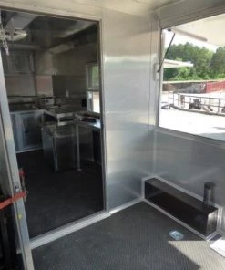 8.5' x 20' Concession Food Trailer Charcoal Grey Catering Event -Cheap Concession Trailers Shop p1150887
