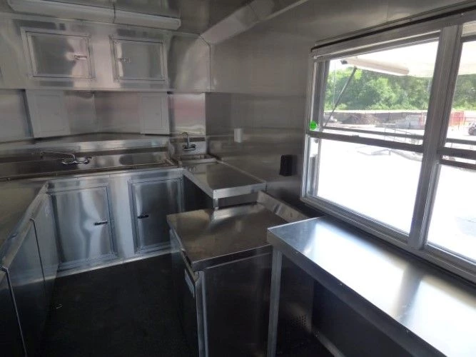 8.5' x 20' Concession Food Trailer Charcoal Grey With Appliances 6 8.5' x 20' Concession Food Trailer Charcoal Grey With Appliances - Image 6