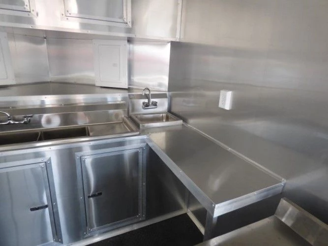 8.5' x 20' Concession Food Trailer Charcoal Grey With Appliances 9 8.5' x 20' Concession Food Trailer Charcoal Grey With Appliances - Image 9