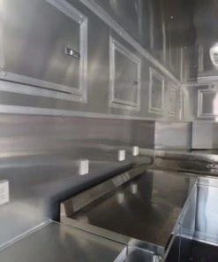 8.5' x 20' Concession Food Trailer Charcoal Grey Catering Event -Cheap Concession Trailers Shop p1150905