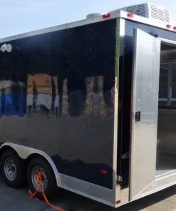 8.5' x 16' Concession Food Trailer Indigo Blue Catering Event -Cheap Concession Trailers Shop p1150914