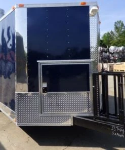 8.5' x 16' Concession Food Trailer Indigo Blue Catering Event -Cheap Concession Trailers Shop p1150918