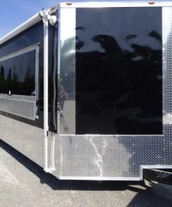 8.5' x 24' Concession Food Trailer Orange and Black With Appliances 57 8.5' x 24' Concession Food Trailer Orange and Black With Appliances -Cheap Concession Trailers Shop p1150941