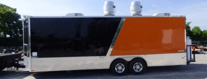 8.5' x 24' Concession Food Trailer Orange and Black With Appliances 38 8.5' x 24' Concession Food Trailer Orange and Black With Appliances - Image 38