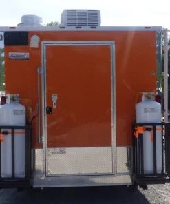8.5' x 24' Concession Food Trailer Orange and Black With Appliances 52 8.5' x 24' Concession Food Trailer Orange and Black With Appliances -Cheap Concession Trailers Shop p1150947