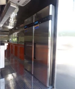 8.5' x 24' Concession Food Trailer Orange and Black With Appliances 73 8.5' x 24' Concession Food Trailer Orange and Black With Appliances -Cheap Concession Trailers Shop p1150955