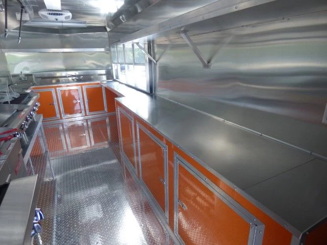 8.5' x 24' Concession Food Trailer Orange and Black With Appliances 10 8.5' x 24' Concession Food Trailer Orange and Black With Appliances - Image 10