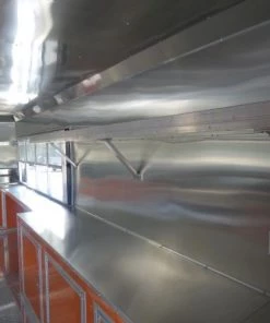 8.5' x 24' Concession Food Trailer Orange and Black With Appliances 51 8.5' x 24' Concession Food Trailer Orange and Black With Appliances -Cheap Concession Trailers Shop p1150959